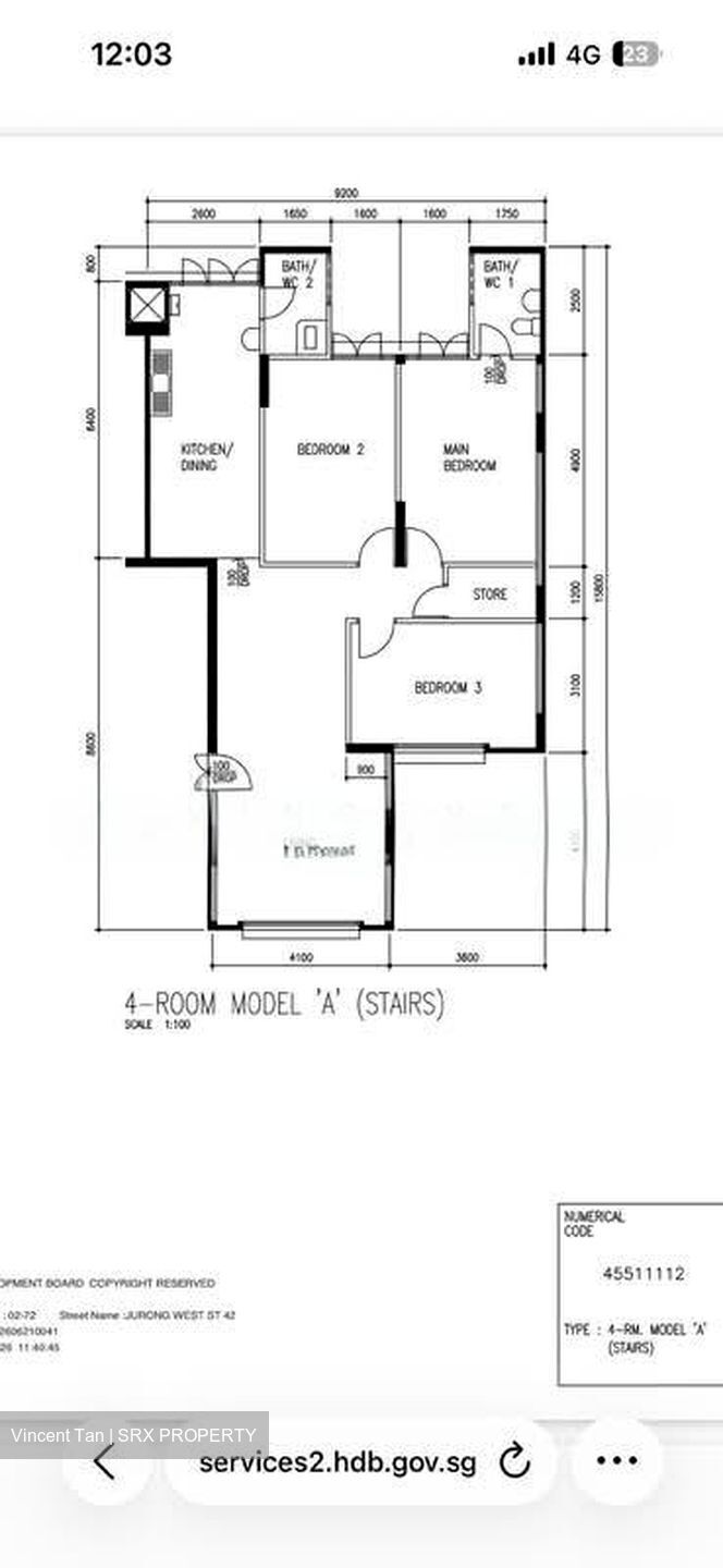 Blk 450 Jurong West Street 42 (Jurong West), HDB 4 Rooms #589081661